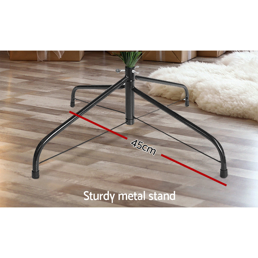 Jingle Jollys Christmas Tree 2.4M Xmas Tree Decorations 3190 LEDs 8 Light Mode