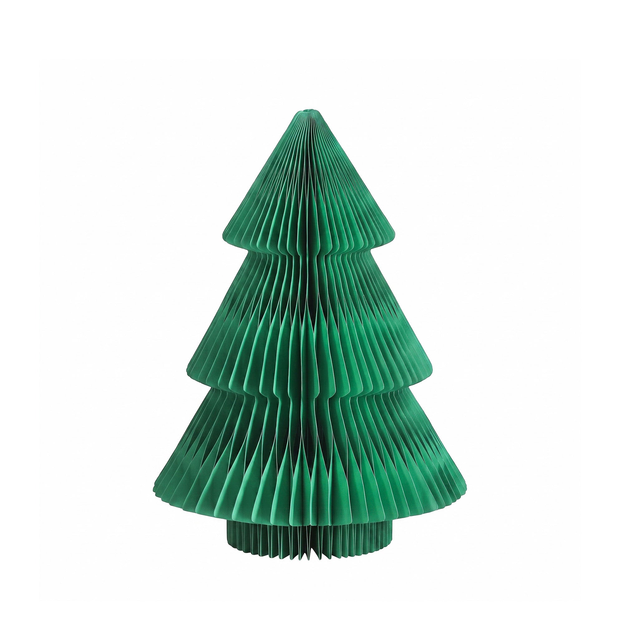 Jingle Jollys Paper Christmas Tree 61CM w/ Star Topper Xmas Decor Tabletop Green DIY Ornament Set