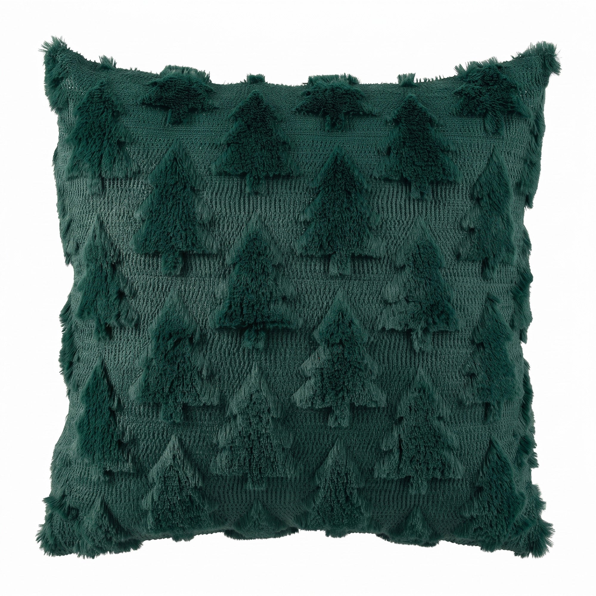 Jingle Jollys Christmas Tree Pillow Covers 2 Packs Cushion Covers Green