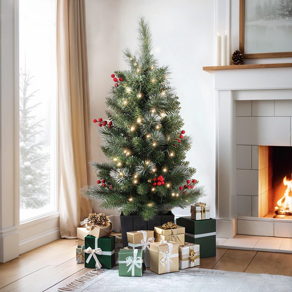 Jingle Jollys Christmas Tree 90cm Potted Xmas Tree Party Decorations