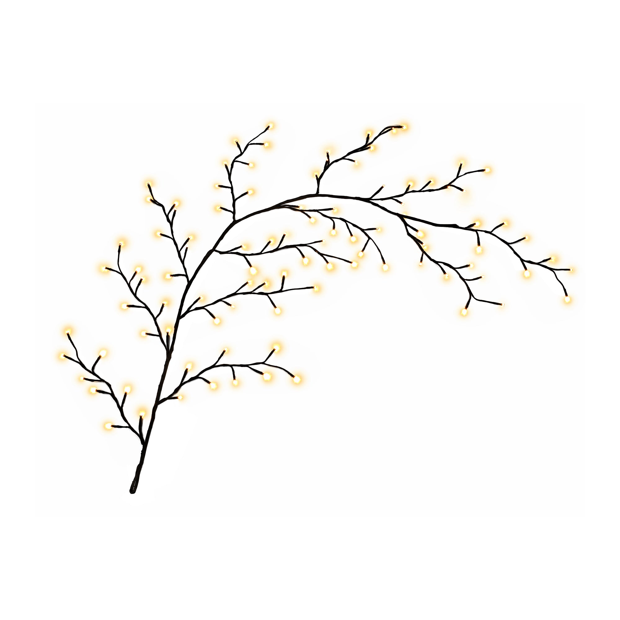 Jingle Jollys Christmas Willow Vine Lights Branch LED Fairy DIY Wall Decor 1.8m Warm White